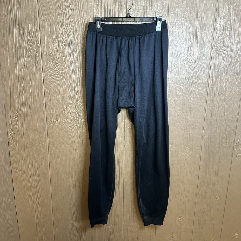 Vtg Patagonia Capilene Bottom Base Layer Men's Sz XL Black Hunting Warm Hiking